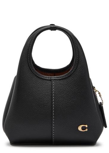 Lana 19 pebbled leather top handle bag by COACH