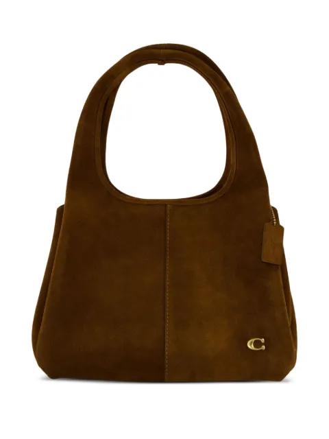 Lana top-handle suede shoulder bag by COACH