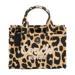 Leopard printed canvas Cargo tote 20 by COACH