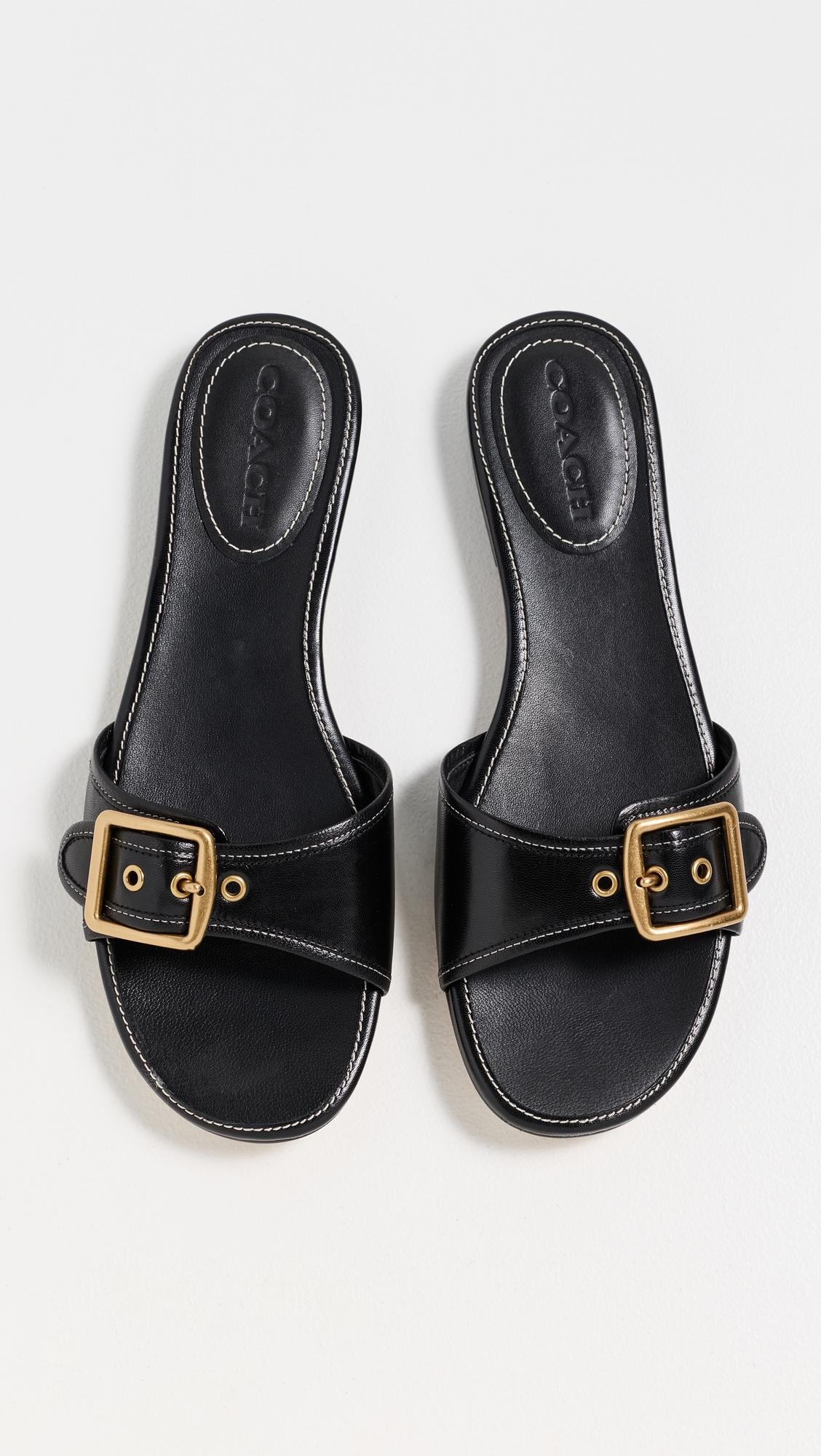 Margot Flat Sandals by COACH