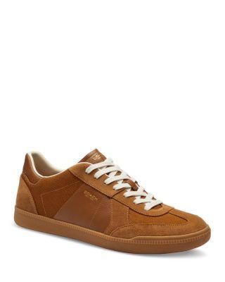 Men's Ellis Leather & Suede Lace Up Sneakers by COACH