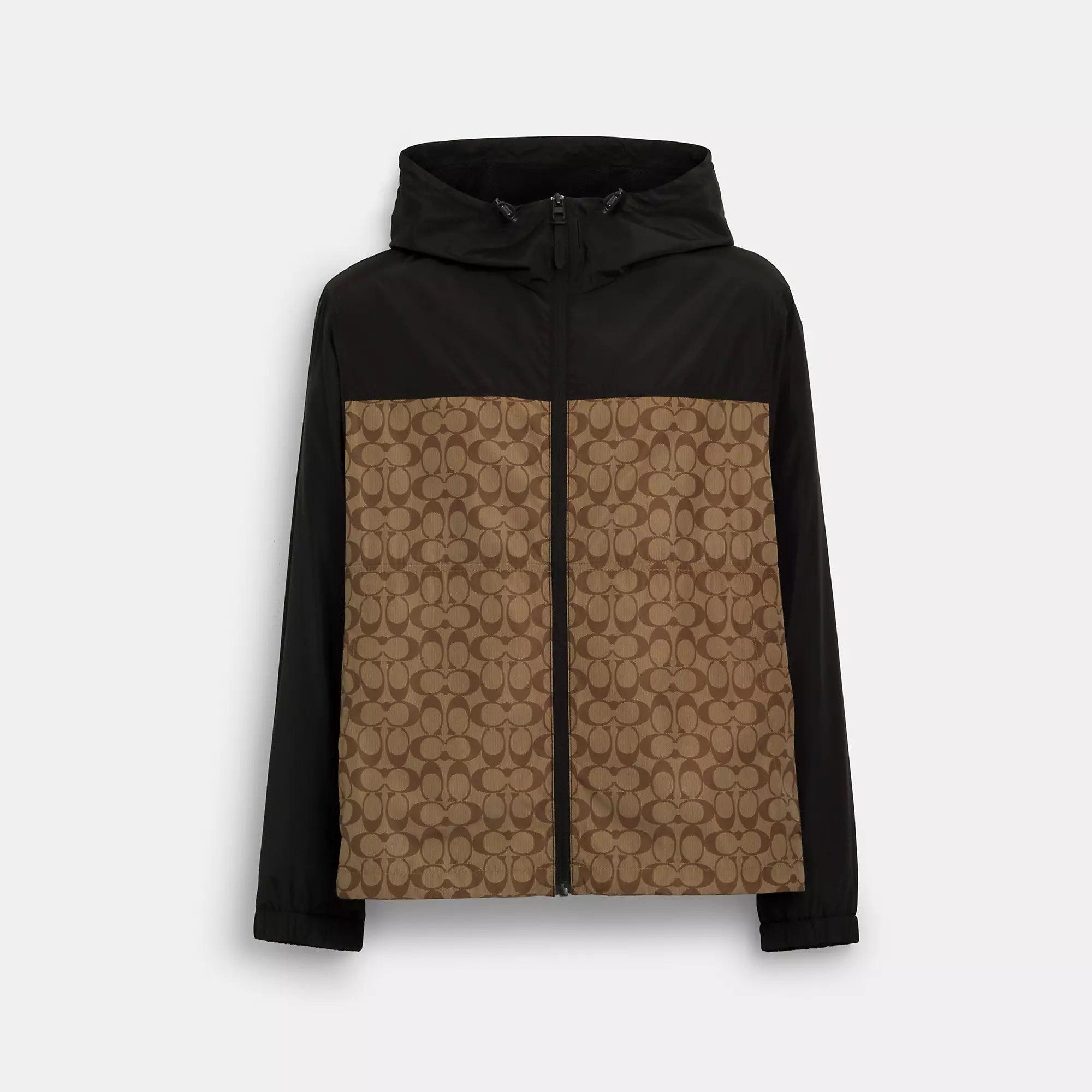 Coach Outlet Signature Full Zip Windbreaker by COACH OUTLET