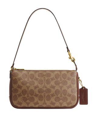 Plaza Mini Signature Canvas Shoulder Bag by COACH