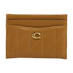 Quilted pillow leather essential card holder by COACH