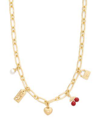 Signature Cherry Charm Statement Necklace by COACH