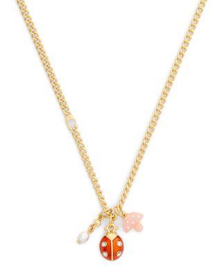Signature Ladybug Charm Pendant Necklace by COACH