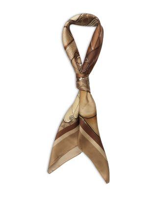 Stacked Tabby Print Silk Square Scarf by COACH