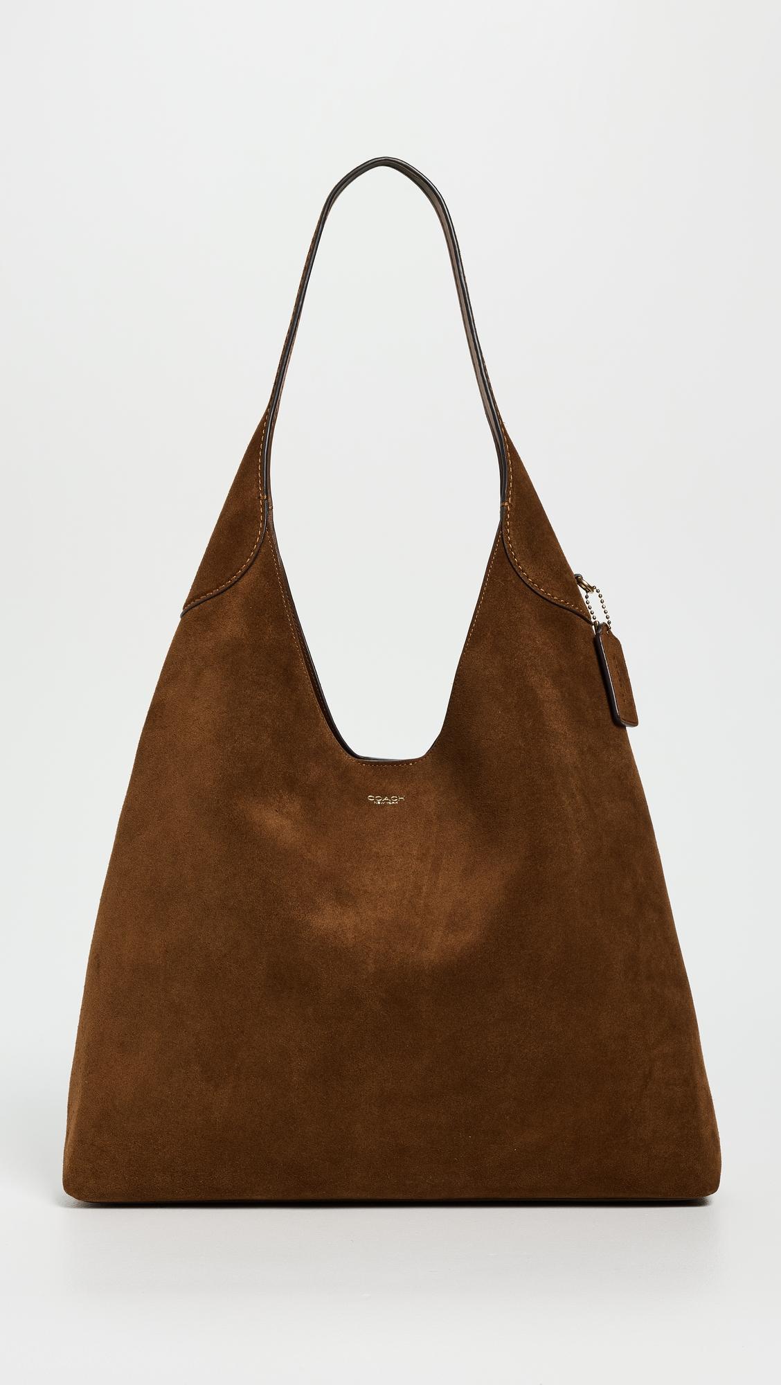 Suede Brooklyn Shoulder Bag 39 by COACH