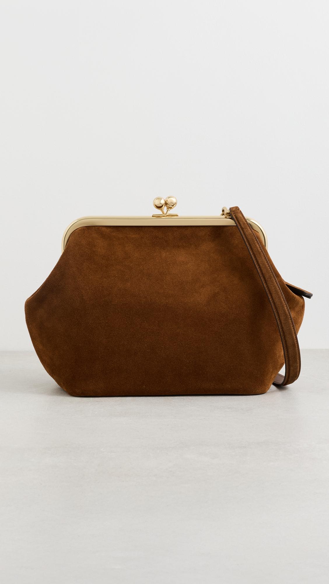 Suede Kisslock Frame Bag 27 by COACH