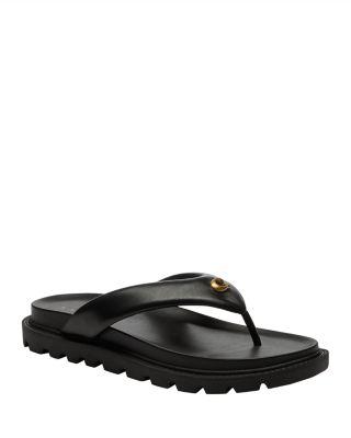 Women's Brynn Leather Thong Sandals by COACH