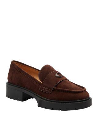 Women's Leah Suede Loafers by COACH