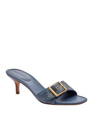 Women's Margot Crystal Denim Sandals by COACH