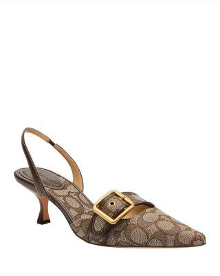 Women's Margot Signature Slingback Sandals by COACH