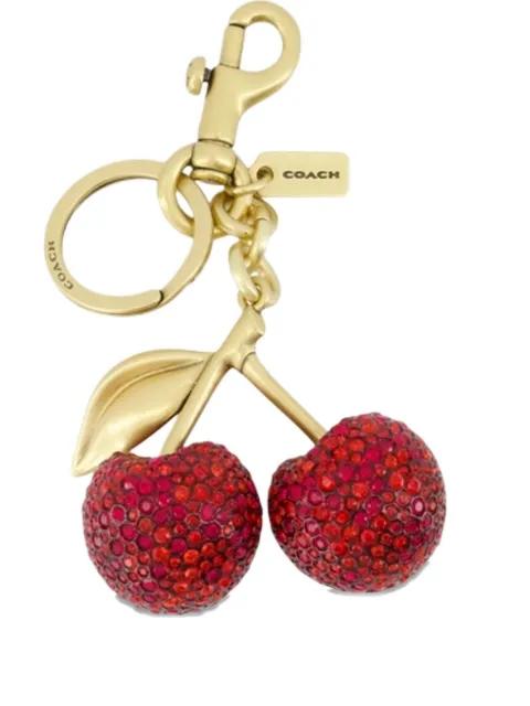 cherry-motif bag charm by COACH