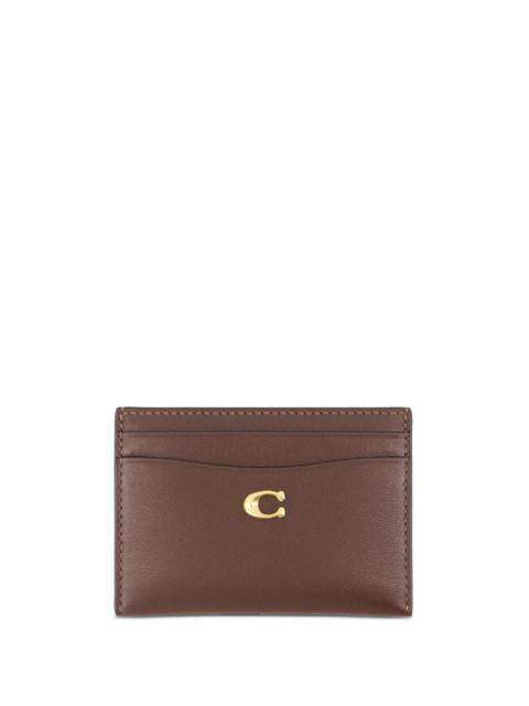 leather card case by COACH