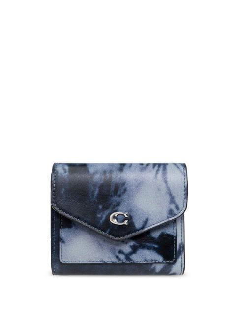 logo-plaque leather wallet by COACH