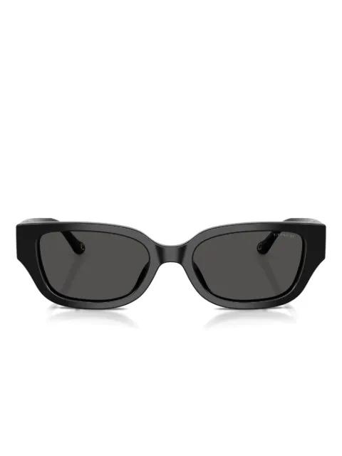 logo-plaque square sunglasses by COACH