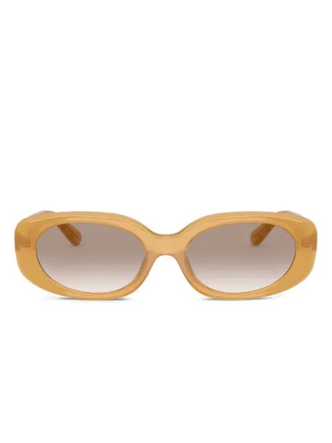 oval-frame logo sunglasses by COACH
