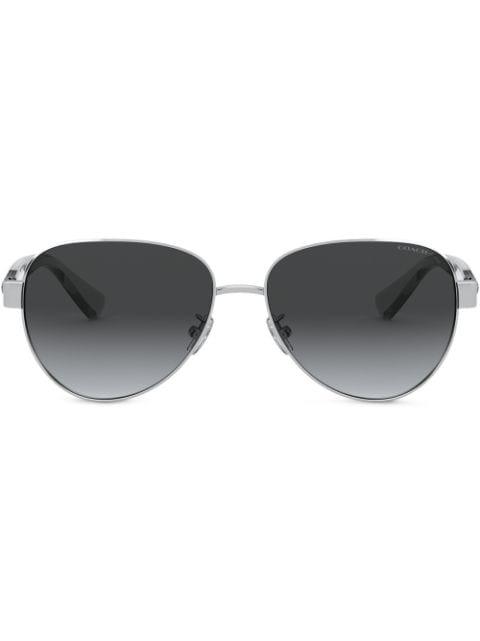 pilot-frame gradient sunglasses by COACH