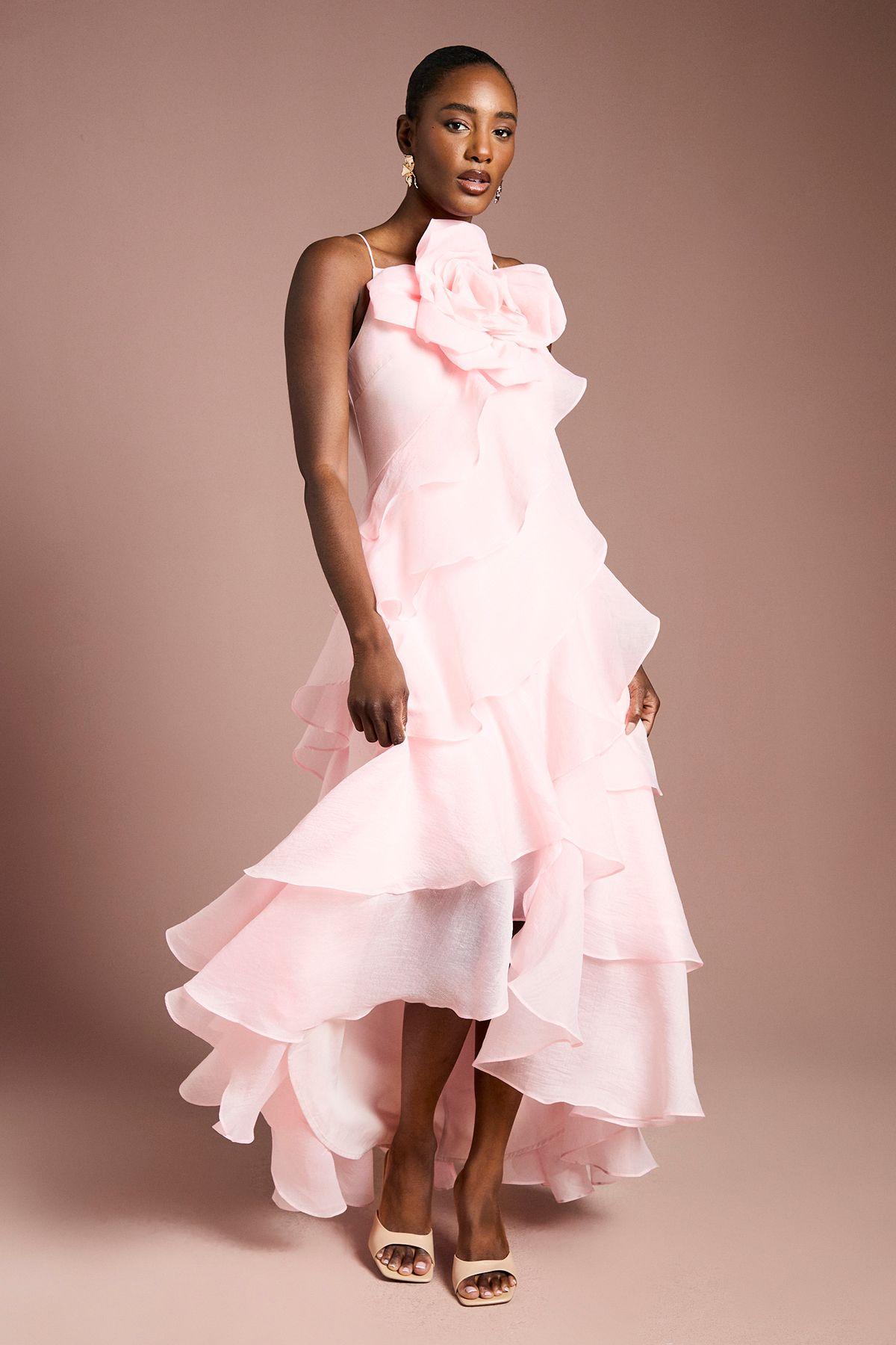 3D Organza Tiered Midaxi Dress by COAST