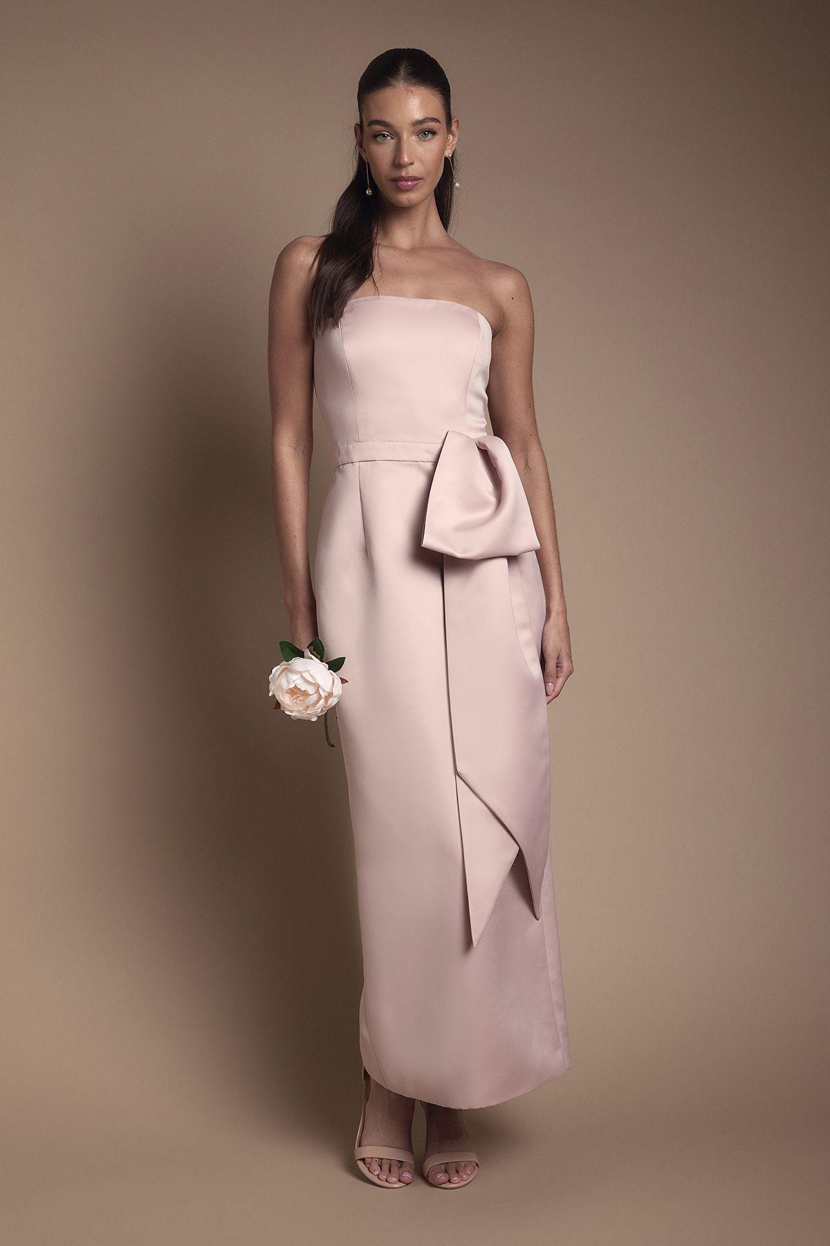 Bandeau Bridesmaid Maxi Dress With Statement Bow by COAST