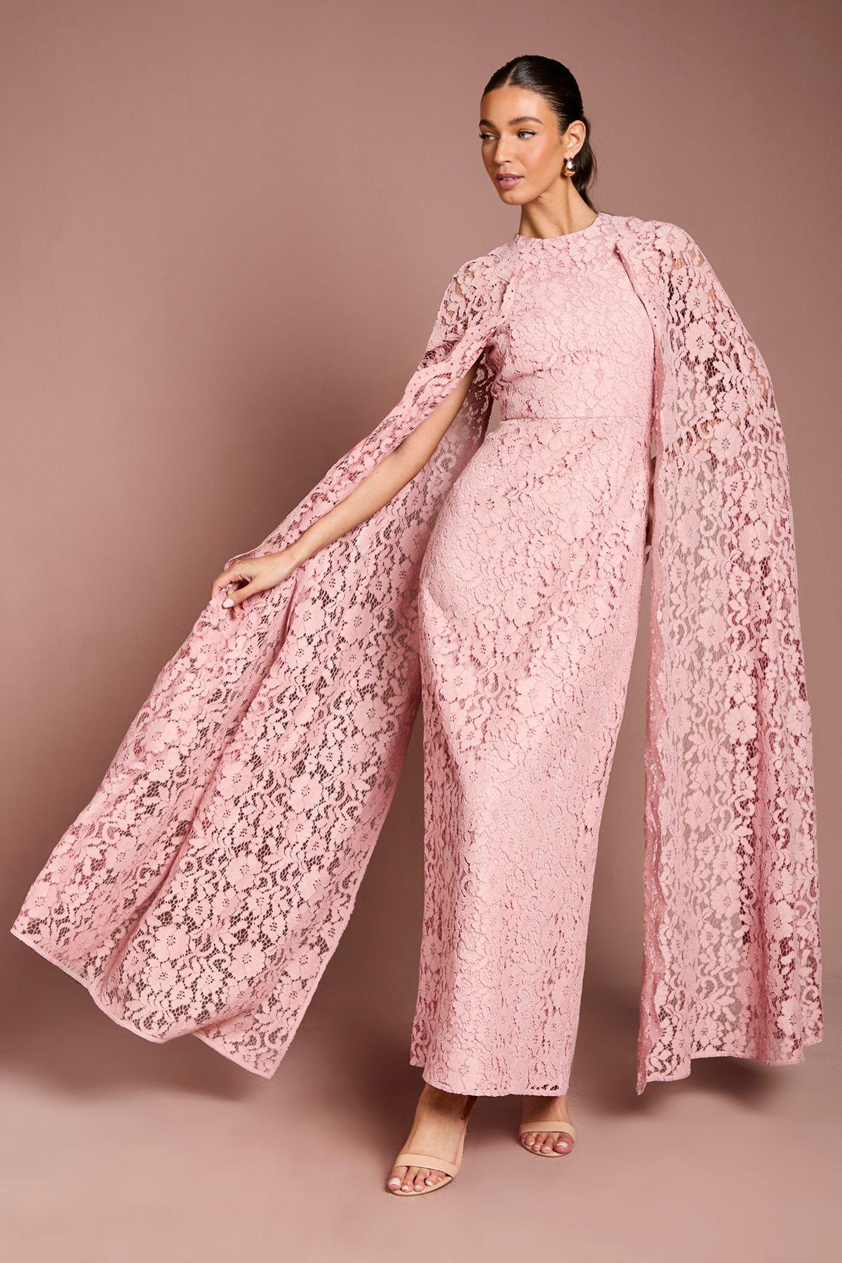 Lace Cape Gown by COAST
