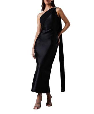 One Shoulder Twill Gown by COAST