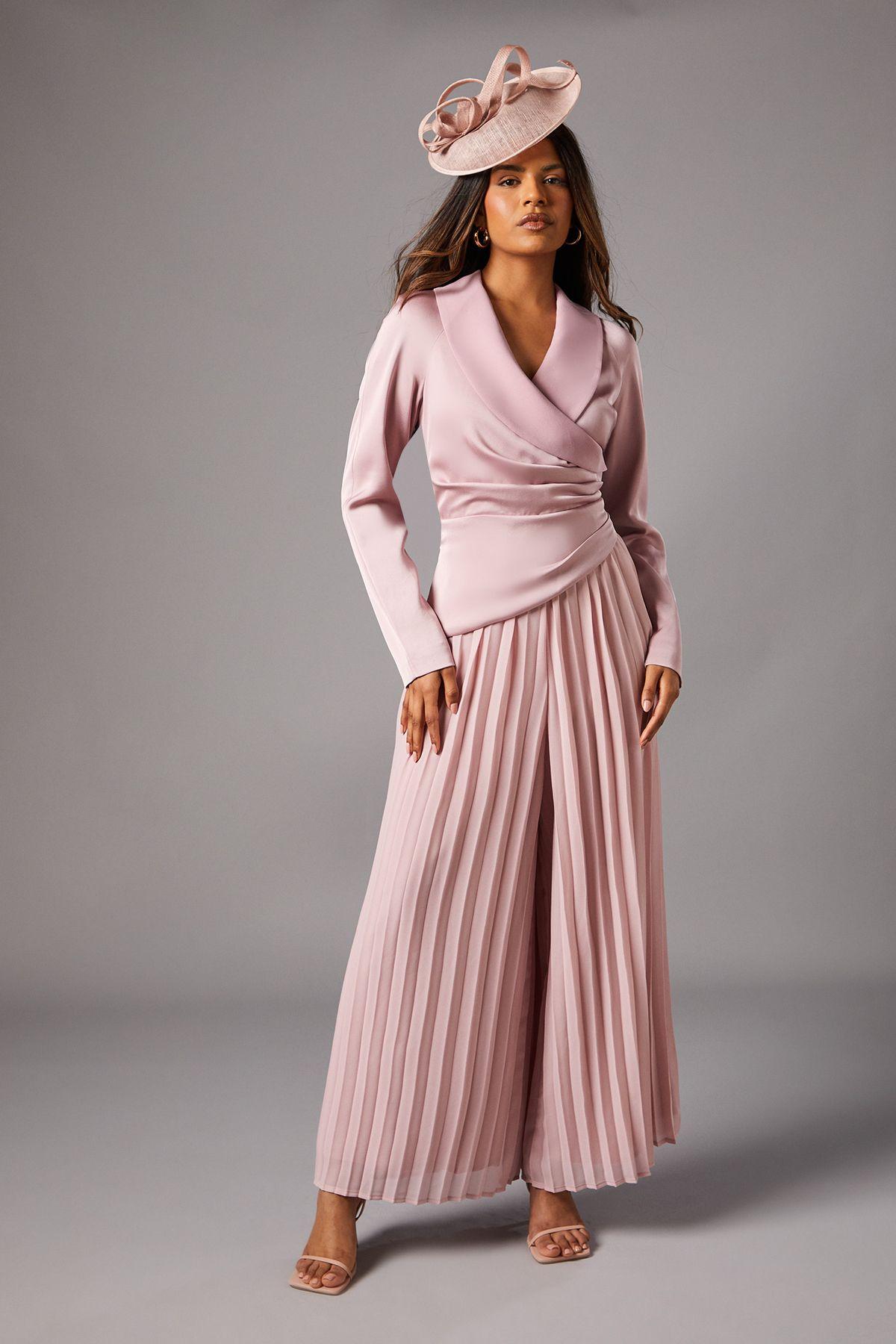 Petite Tailored Pleat Trouser Jumpsuit by COAST