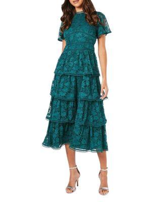 Petite Tiered Lace Dress by COAST