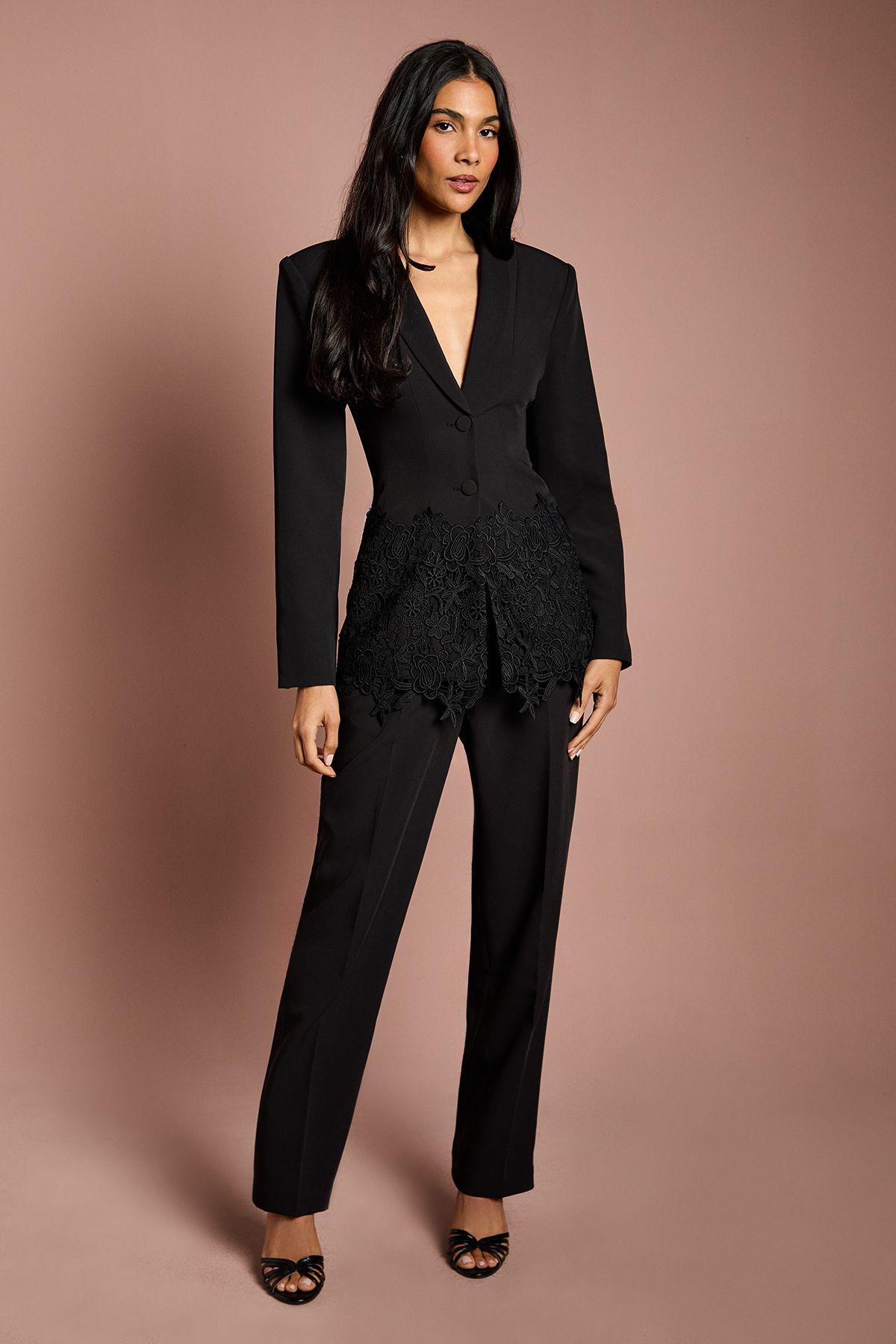 Pleat Front Straight Leg Formal Trouser by COAST