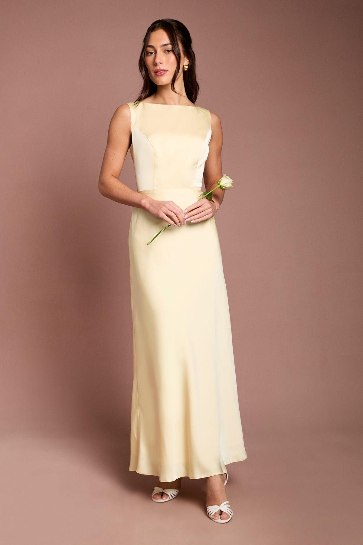 Sleeveless Satin Bridesmaid Dress by COAST