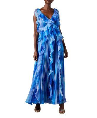 Sleeveless V-Neck Chiffon Maxi Dress by COAST