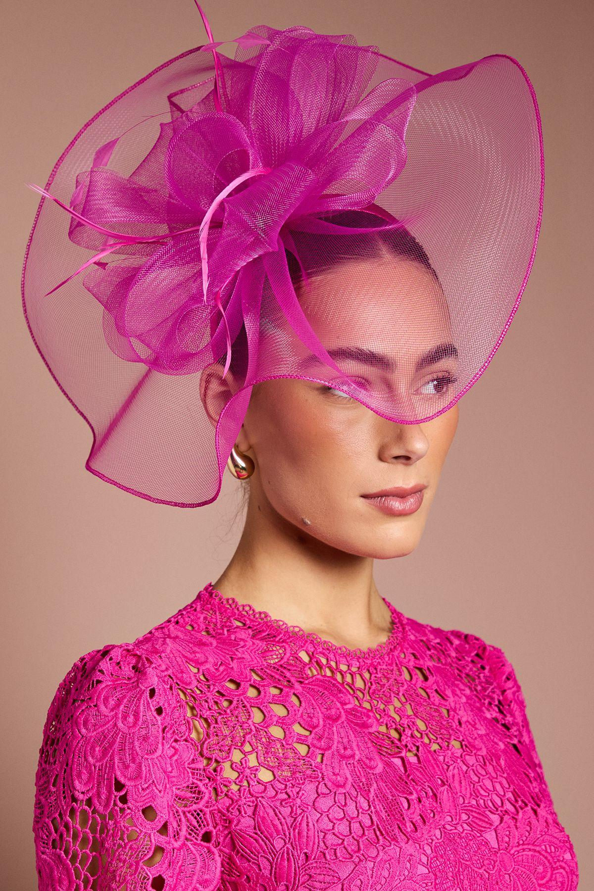 Structured Mesh Bow Flat Fascinator by COAST