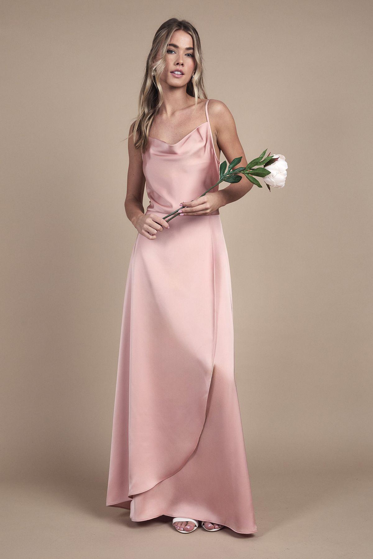 Teen Cowl Front Waterfall Skirt Bridesmaid Dress by COAST