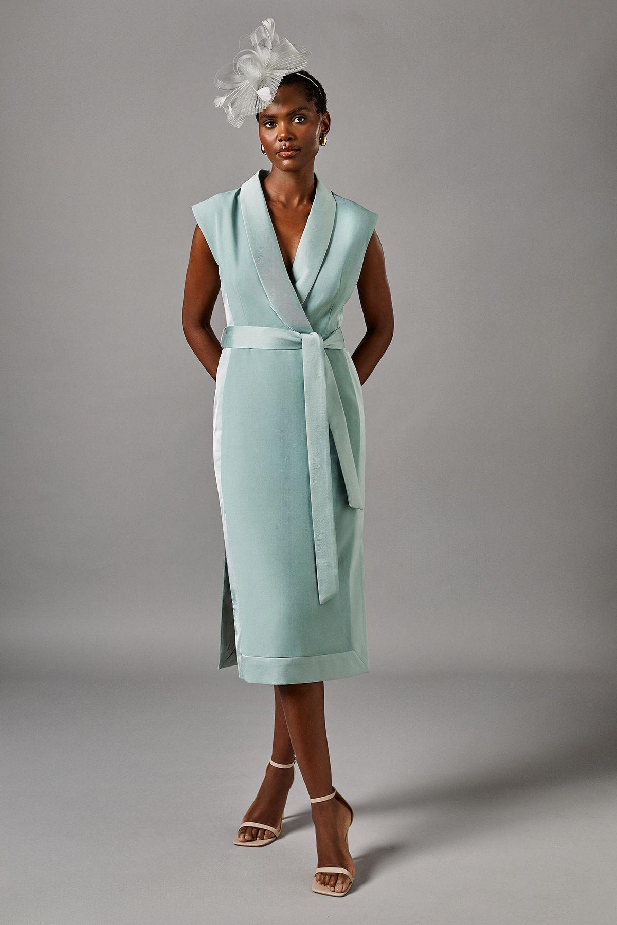 Tux Satin Dress by COAST