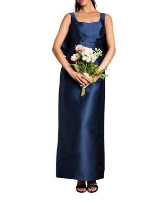 Twill Sleeveless Column Bow Back Dress by COAST