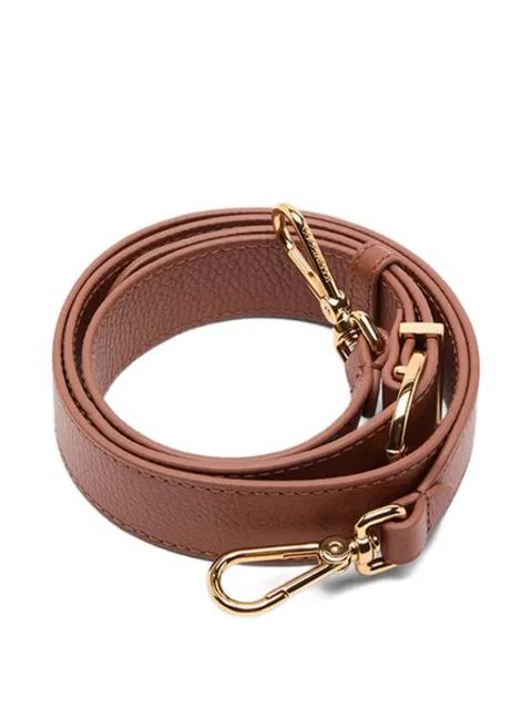 Beth adjustable grained leather shoulder strap by COCCINELLE