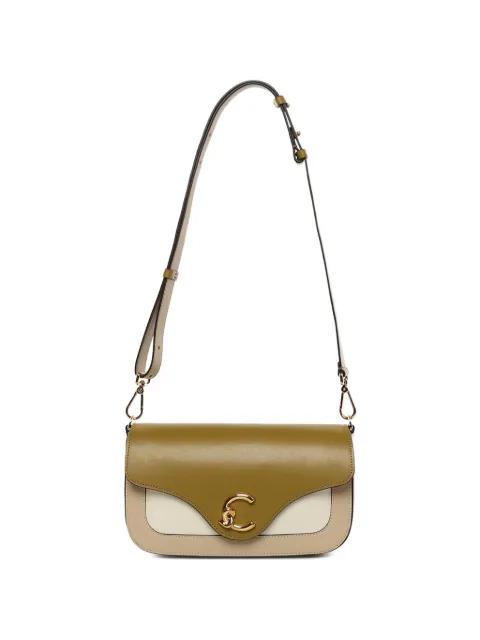C-Me flap charm leather shoulder bag by COCCINELLE