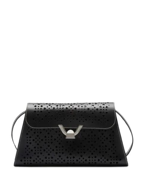 Dew laser-cut shoulder bag by COCCINELLE