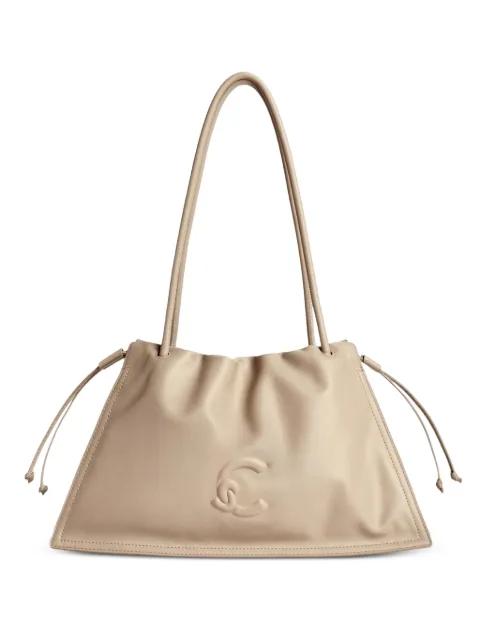Dulse logo-embossed medium shoulder bag by COCCINELLE