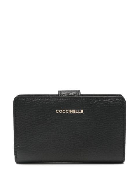 Metallic Soft leather wallet by COCCINELLE