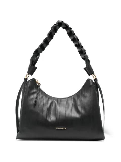 braided-handle shoulder bag by COCCINELLE