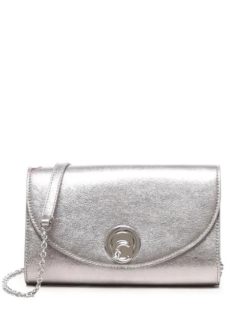 circular-lock leather shoulder bag by COCCINELLE
