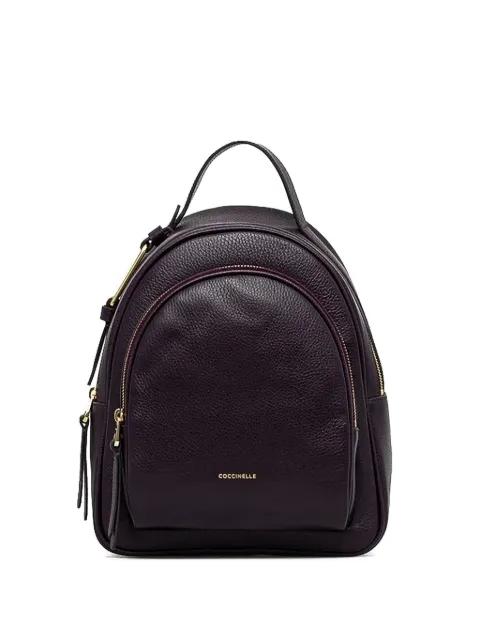 circular zip-fastening backpack by COCCINELLE