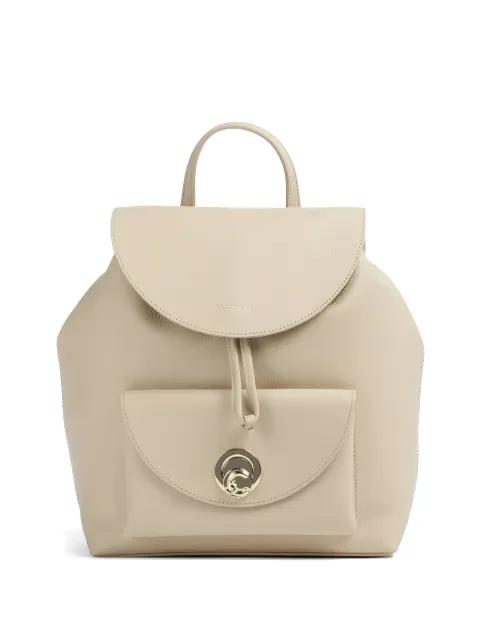 drawstring flap leather shoulder bag by COCCINELLE