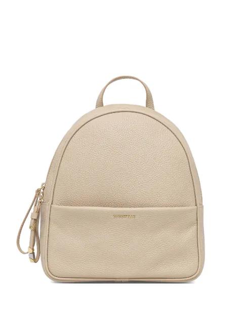 grained-leather backpack by COCCINELLE