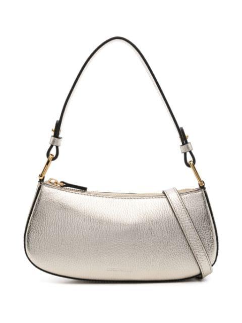 grained leather shoulder bag by COCCINELLE