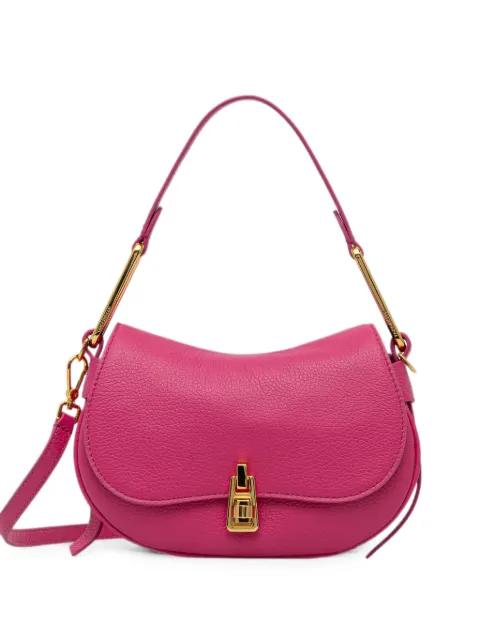 grained leather shoulder bag by COCCINELLE