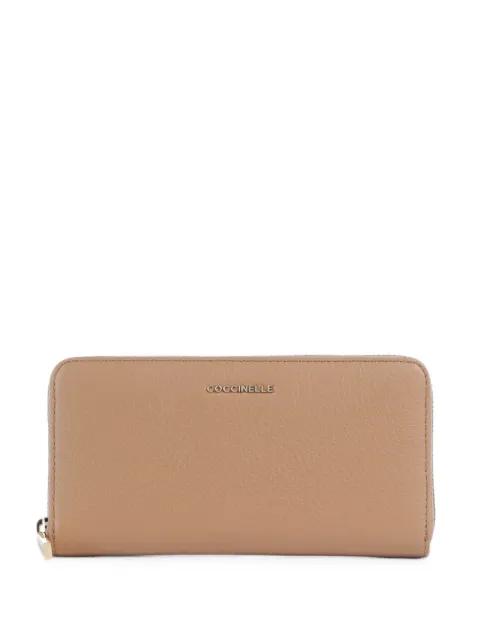 grained leather wallet by COCCINELLE