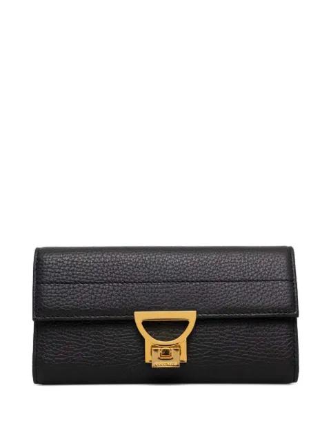 grained lock wallet by COCCINELLE